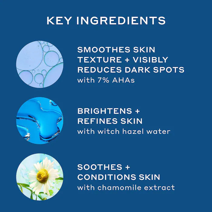 OLEHENRIKSEN
Glow2OH 7% AHA Exfoliating Dark Spot Toner Size: 6.5 oz/ 190 mL