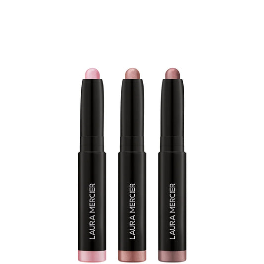 Laura Mercier - Crème de la Crème Mini Caviar Stick Eyeshadow Trio - Ed Rose Meringue, Strapless, Wild Rose