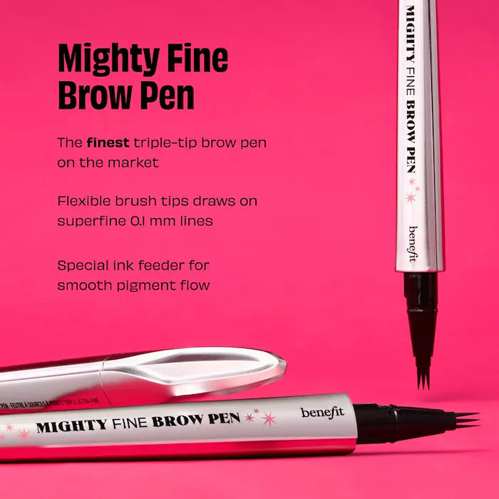 Benefit Cosmetics
Mighty Fine Waterproof Brow Pen Color: 3.5 - neutral medium brown