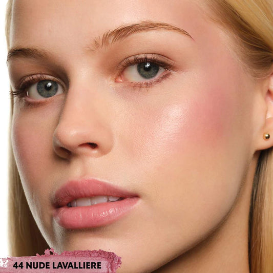 Yves Saint Laurent 
Make Me Blush 24H Buildable Powder Blush Color: 44 Nude Lavalliere - iconic dusty pink satin