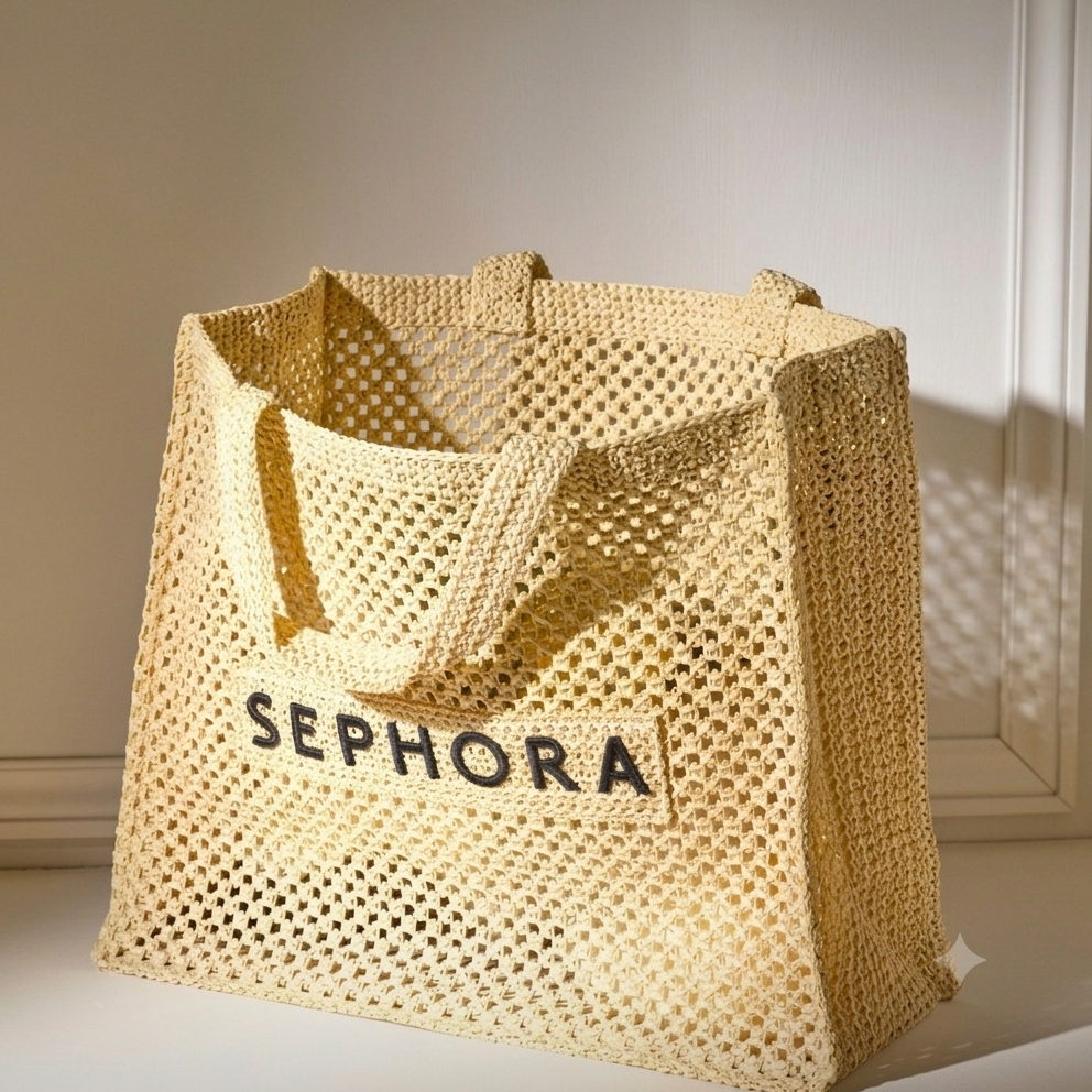 Sephora Crochet Tote Bag