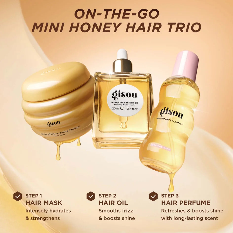 GISOU
On-The-Go Honey Hair Trio