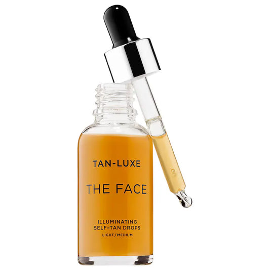 TAN-LUXE
THE FACE Illuminating Self-Tan Drops Color: Light/Medium
Size:10mL