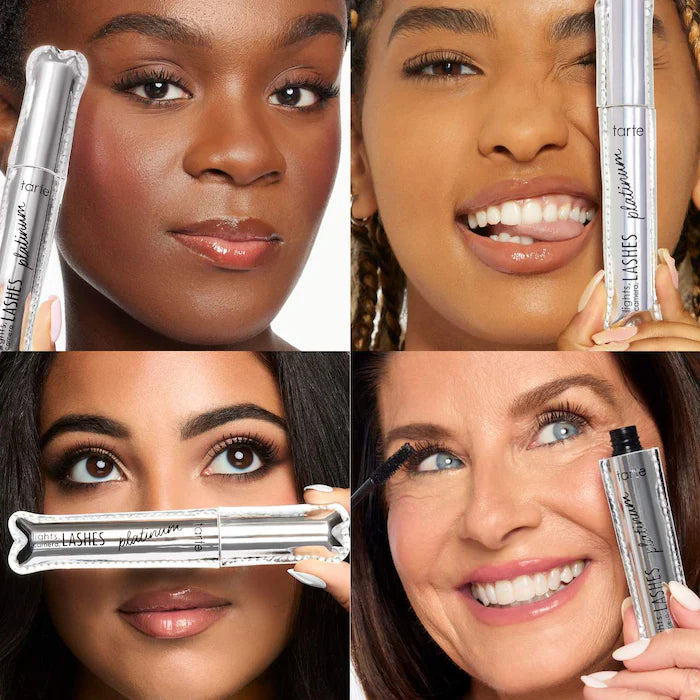 tarte
lights, camera, lashes™ 4-in-1 volumizing & conditioning platinum mascara Color: Black