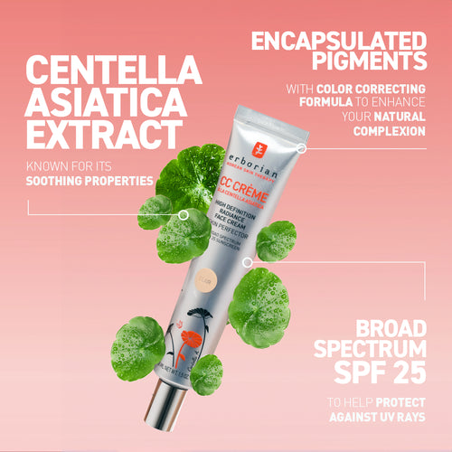 Erborian CC Cream Clair – buildable tinted color corrector with SPF 25 15ml