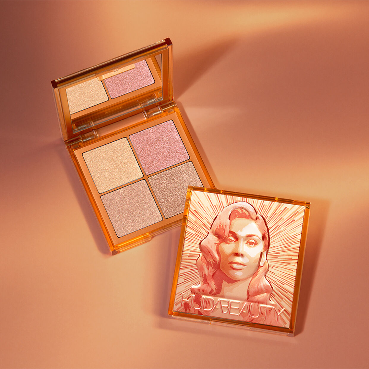 HUDA BEAUTYMini Glow Obsessions Highlighter Face Palette Medium