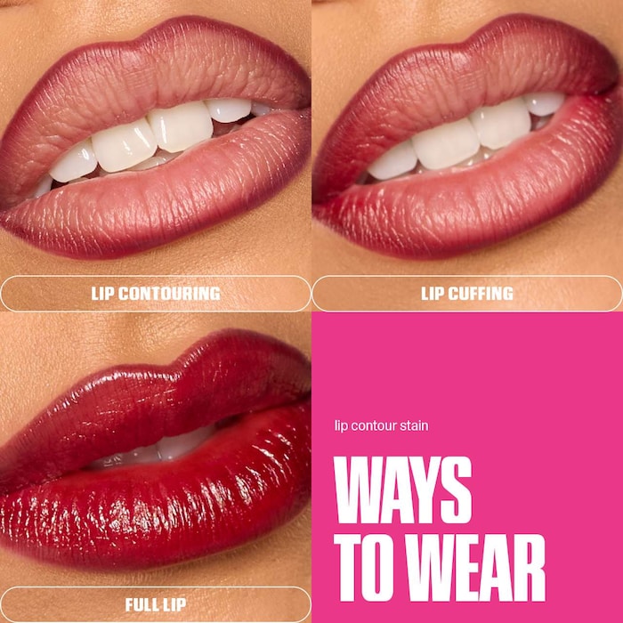 HUDA BEAUTY
Lip Contour Lip Stain for 12-Hour Wear Color: Cinnamon - brick brownNew