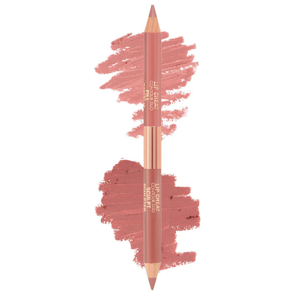 Charlotte Tilbury
Super Nudes Lip Cheat Contour Duo Lip Liner Color: Fair - Sculpt: Light Cool Pink Nude Fill: Nude Pink Mauve