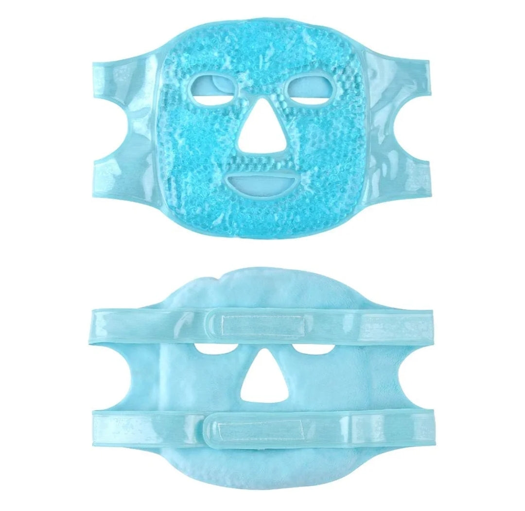 Hot and Cold Therapy Gel Bead Full Facial Mask