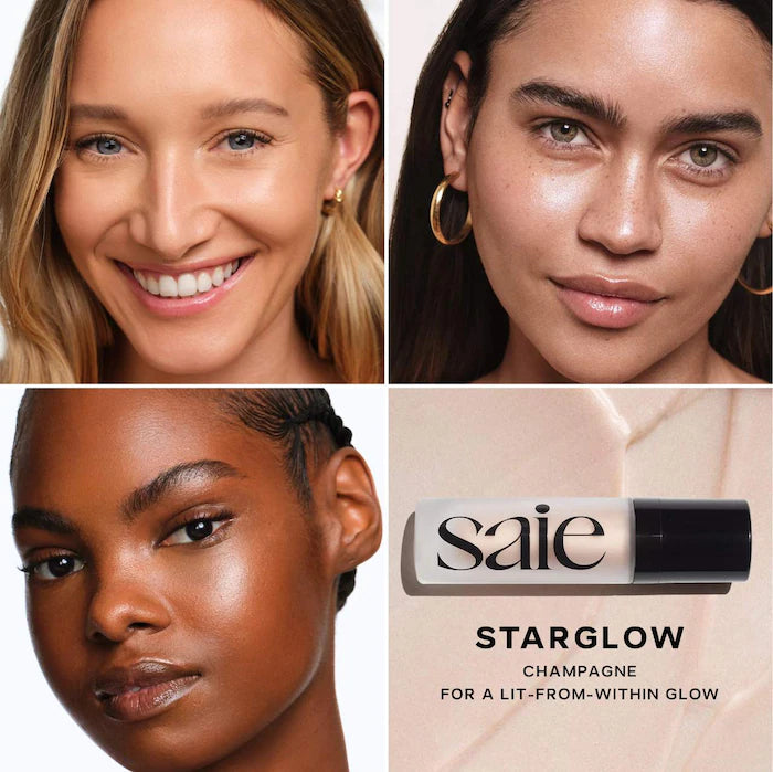 Saie
Glowy Super Gel Lightweight Dewy Multipurpose Illuminator Radiant finish - Mini size
