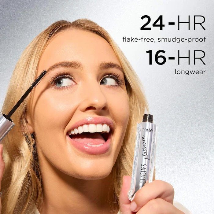 tarte
lights, camera, lashes™ 4-in-1 volumizing & conditioning platinum mascara Color: Black