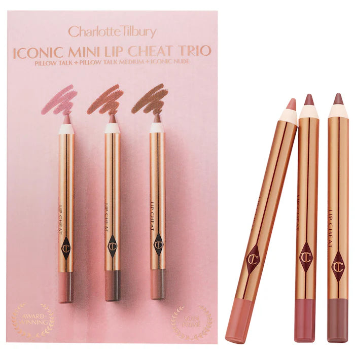 Charlotte Tilbury
Mini Iconic Lip Cheat Lip Liner Trio