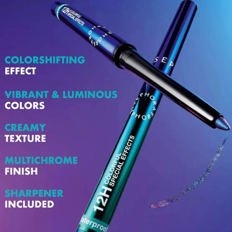 Sephora Collection 12h Colorful Special Effects - Multichrome Retractable Eyeliner in Green Aurora