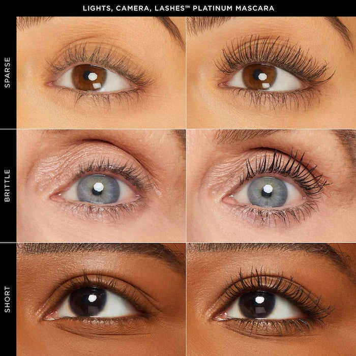 tarte
lights, camera, lashes™ 4-in-1 volumizing & conditioning platinum mascara Color: Black