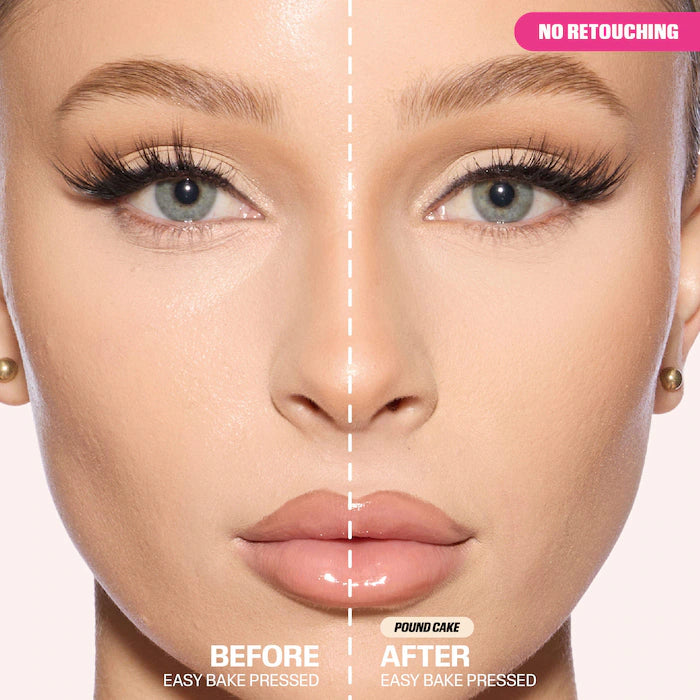 HUDA BEAUTY
Easy Bake Airbrush Matte Pressed Setting Powder Color: Pound Cake - fair with neutral undertones