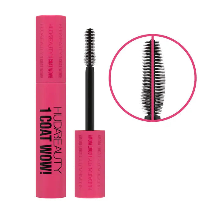 HUDA BEAUTY
1 Coat WOW! Extra Volumizing and Lifting Mascara Color: Very Vanta - Extreme Black