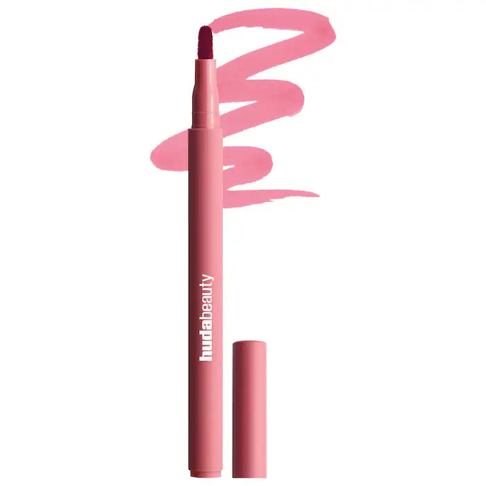 HUDA BEAUTY
Lip Contour Lip Stain for 12-Hour Wear Color: Rosewood - rosy pink