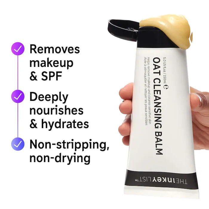 The INKEY List
Oat Makeup Removing Cleansing Balm Size: 1.7 oz/ 50 mL