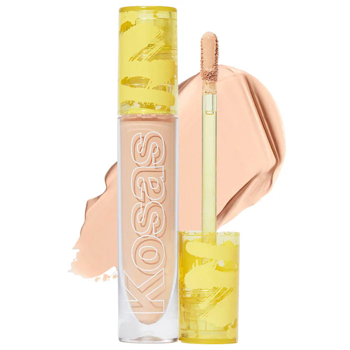 Kosas
Revealer Super Creamy + Brightening Concealer with Caffeine and Hyaluronic Acid Tone 3.8 N - light medium with neutral peach undertones