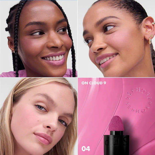 SEPHORA COLLECTION
Blush & Go Longwear Matte Liquid Blush For Lip and Cheek Color: 04 On Cloud 9 - soft lilac matte