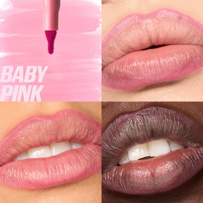 HUDA BEAUTY
Lip Contour Lip Stain for 12-Hour Wear Color: Baby Pink - soft pink