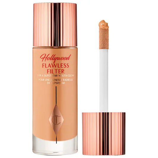 Charlotte Tilbury 
Hollywood Flawless Filter Color: 5 - Tan - Golden peach for tan skin tones