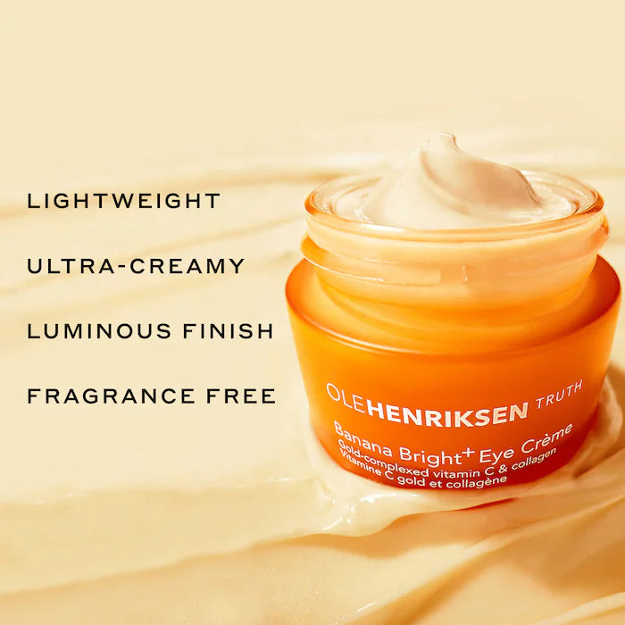 OLEHENRIKSEN
Banana Bright+ Vitamin C Eye Crème for Dark Circles Size: 0.5 oz / 15 mL