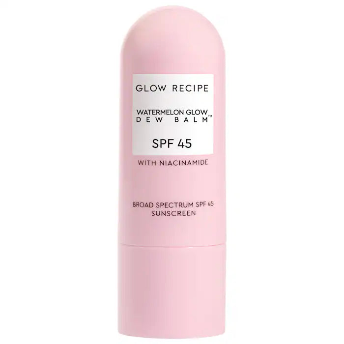 Glow Recipe
Watermelon Glow Niacinamide Dew Balm Face Sunscreen Stick- SPF 45