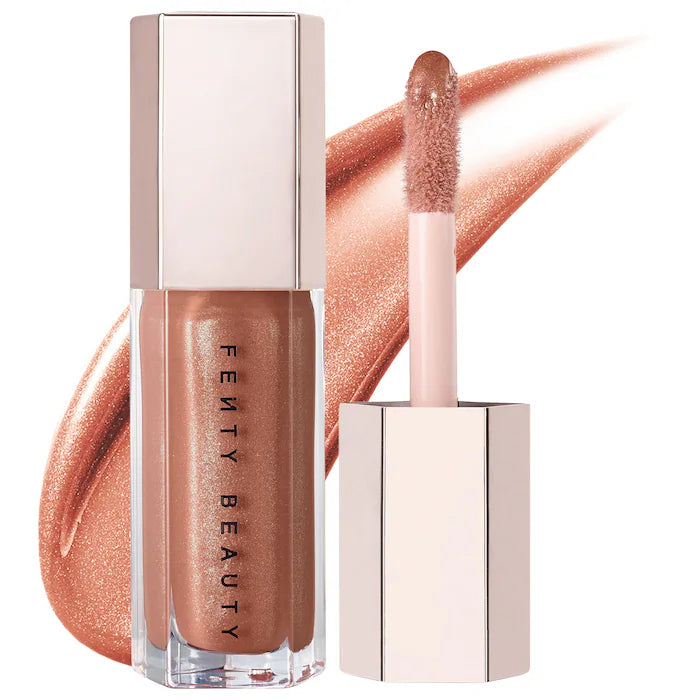 Fenty Beauty by Rihanna
Gloss Bomb Universal Lip Luminizer Color: Fenty Glow - shimmering rose nude