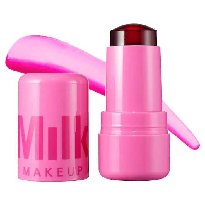 MILK MAKEUP
Cooling Water Jelly Tint Lip + Cheek Blush Stain Color: Burst - Poppy Pink