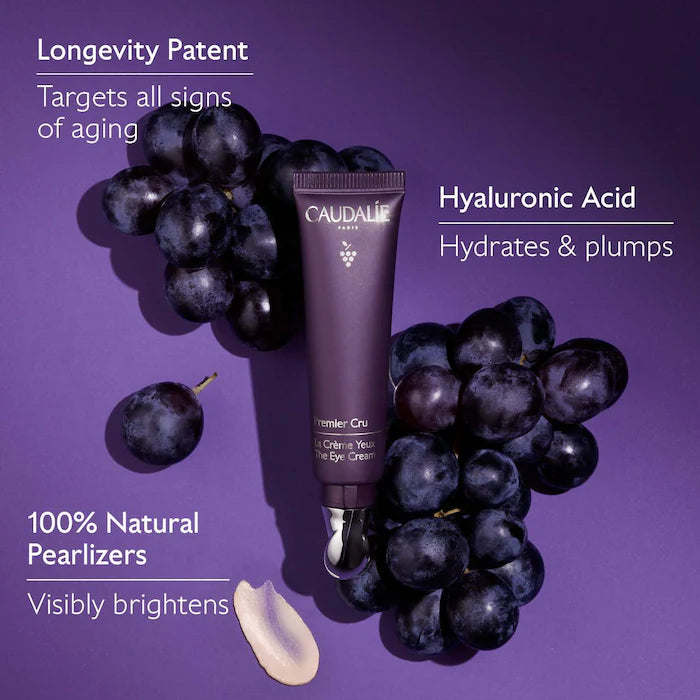 Caudalie
Premier Cru Anti-Aging Eye Cream for Fine Lines and Wrinkles Size:15 mL