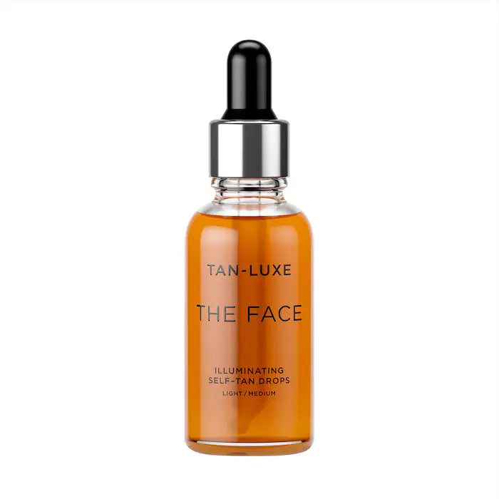 TAN-LUXE
THE FACE Illuminating Self-Tan Drops Color: Light/Medium
Size:10mL