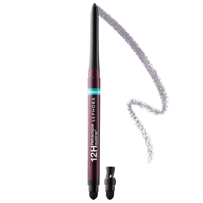 SEPHORA COLLECTION
Waterproof 12HR Retractable Eyeliner Pencil Color: 21- Shimmer Plum
