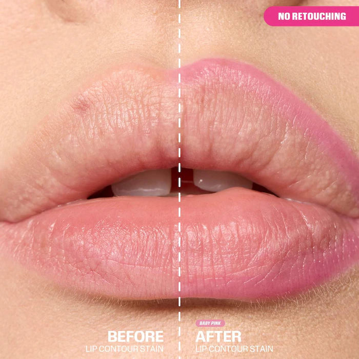 HUDA BEAUTY
Lip Contour Lip Stain for 12-Hour Wear Color: Baby Pink - soft pink
