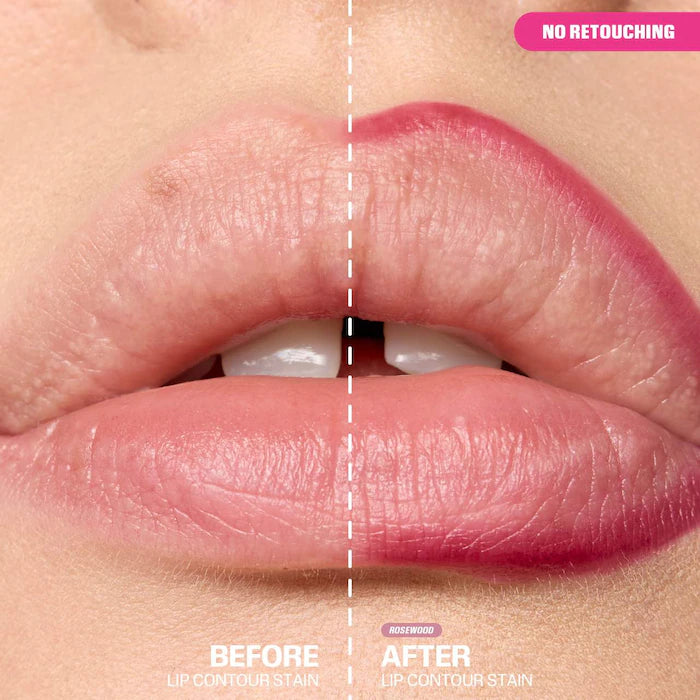 HUDA BEAUTY
Lip Contour Lip Stain for 12-Hour Wear Color: Rosewood - rosy pink