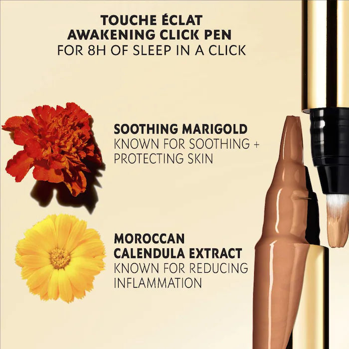Yves Saint Laurent
Touche Éclat Awakening Concealer Click Pen Color: 2 Luminous Ivory - for fair to light complexions with yellow undertones