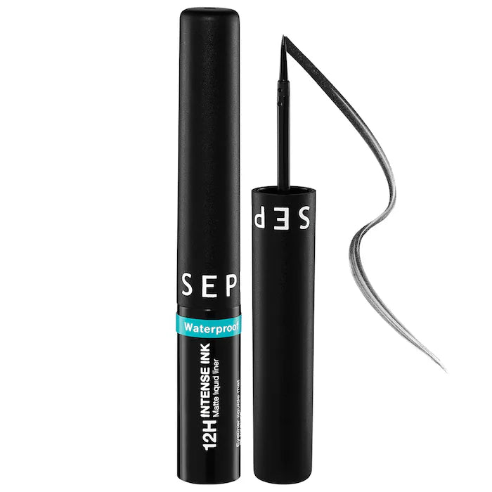 SEPHORA COLLECTION
Intense Felt-Tip 12HR Liquid Waterproof Eyeliner Color: 01 Deep Black - black