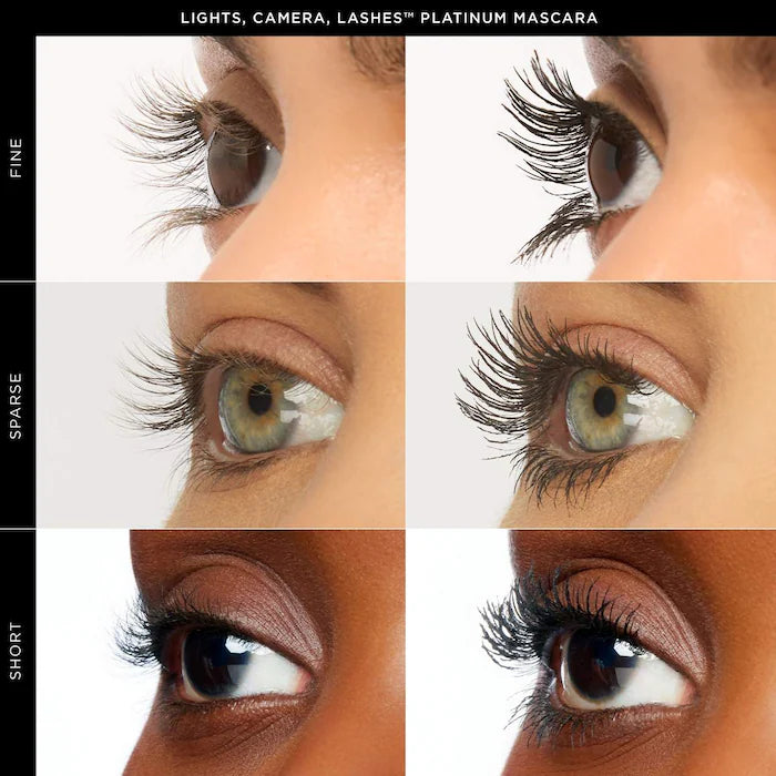 tarte
lights, camera, lashes™ 4-in-1 volumizing & conditioning platinum mascara Color: Black