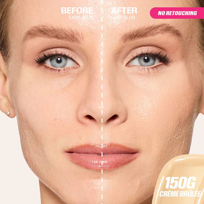 HUDA BEAUTY
Easy Blur Natural Airbrush Foundation with Niacinamide Creme Brulee 150G - Light skin with golden undertones