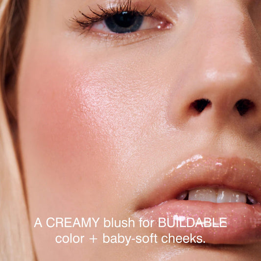 rhode
Pocket Blush Buildable Hydrating Cream Blush Color: Tan Line - pinky tan