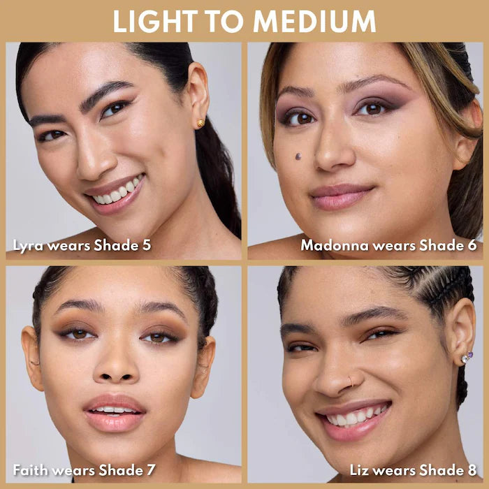 Danessa Myricks Beauty
Yummy Skin Lift & Flex Hydrating Concealer With Hyaluronic Acid & Caffeine Color: 8 - medium with golden olive undertones