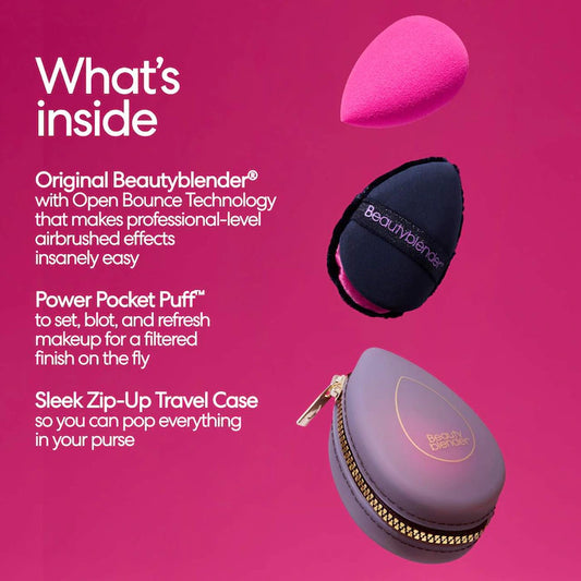 Beautyblender
Midnight Blend & Blur Set with Powder Puff and Beautyblender