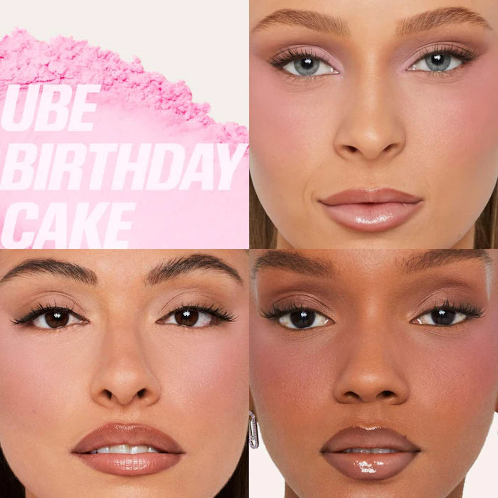 HUDA BEAUTY
Easy Bake Blurring Loose Baking & Setting Powder Color: Ube Birthday Cake - electric lilac with subtle pink hues for a bright & rosy look