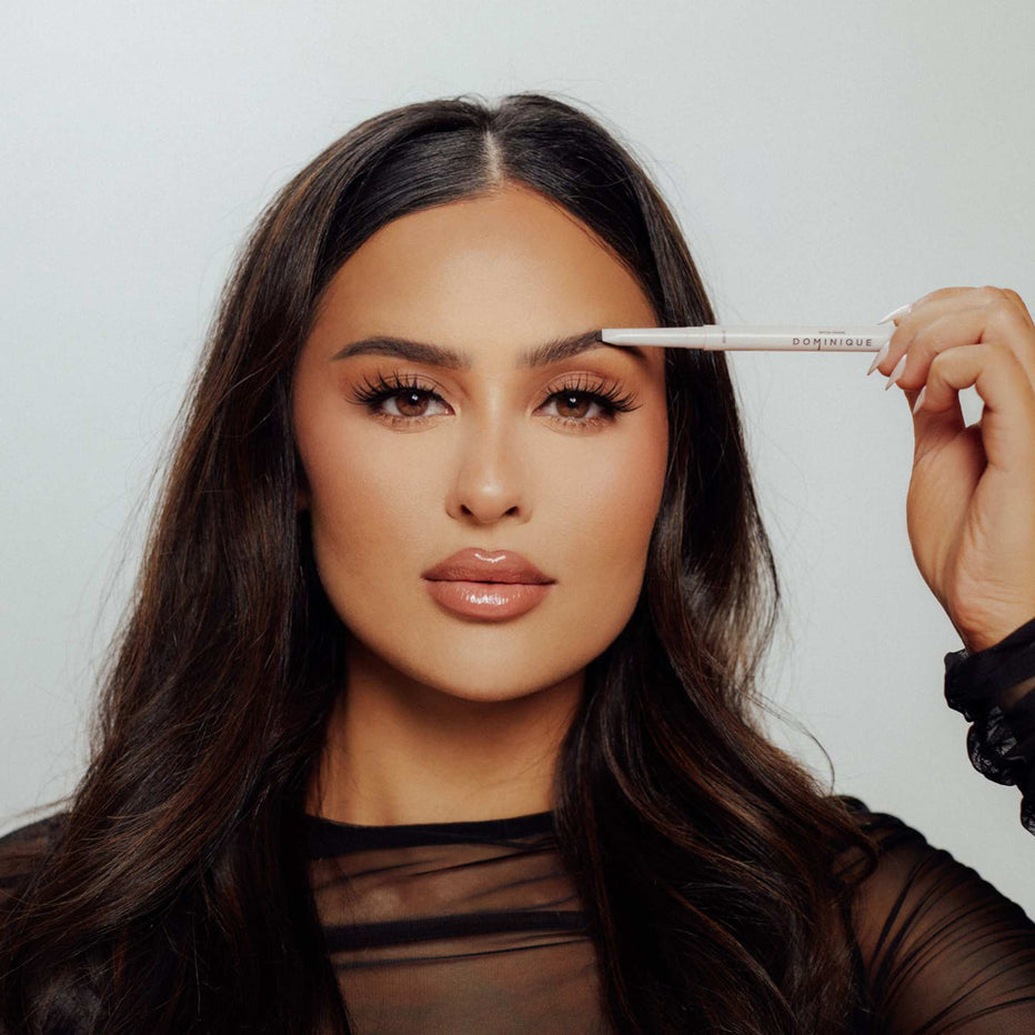 Dominique Cosmetics Brow Frame Pencil Color:
Cool Deep Brown