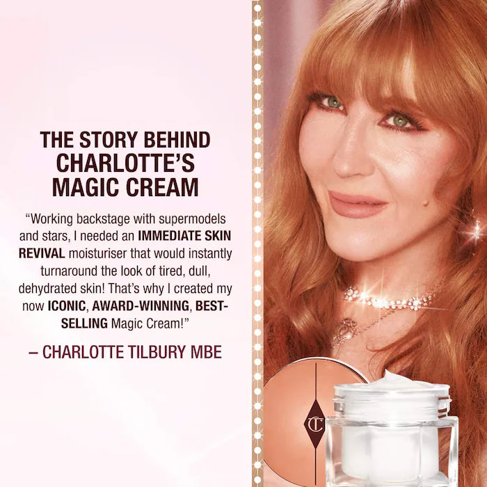 Charlotte Tilbury
Magic Cream Anti-Aging Moisturizer with Hyaluronic Acid Size:50ml