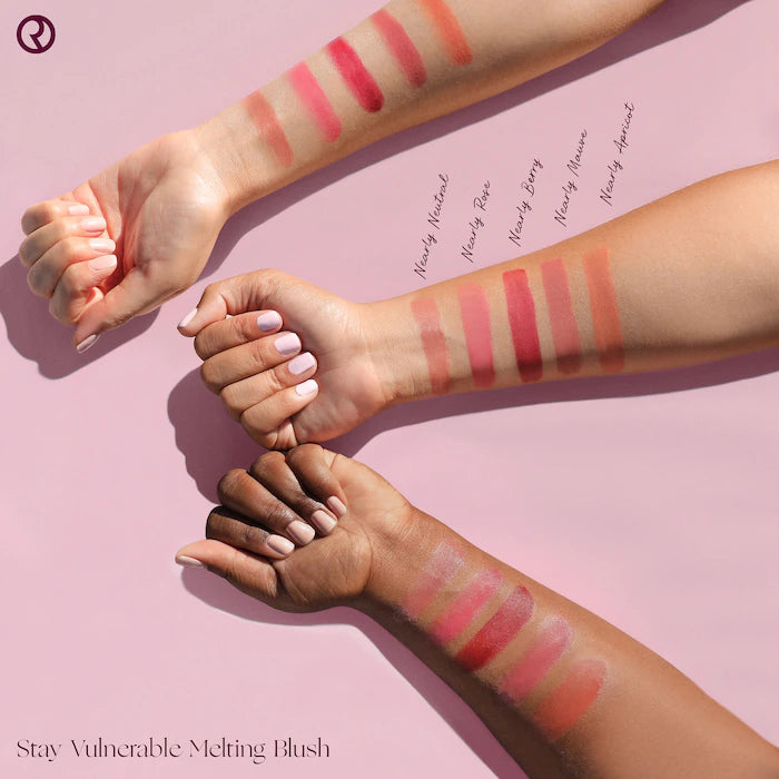 Rare Beauty by Selena Gomez
Stay Vulnerable Melting Cream Blush Color: Nearly Mauve - true mauve