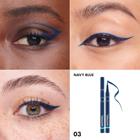 SEPHORA COLLECTION
Intense Ink 12HR Classic Felt Eye Liner Color: 03 Navy Blue - matte navy blue
