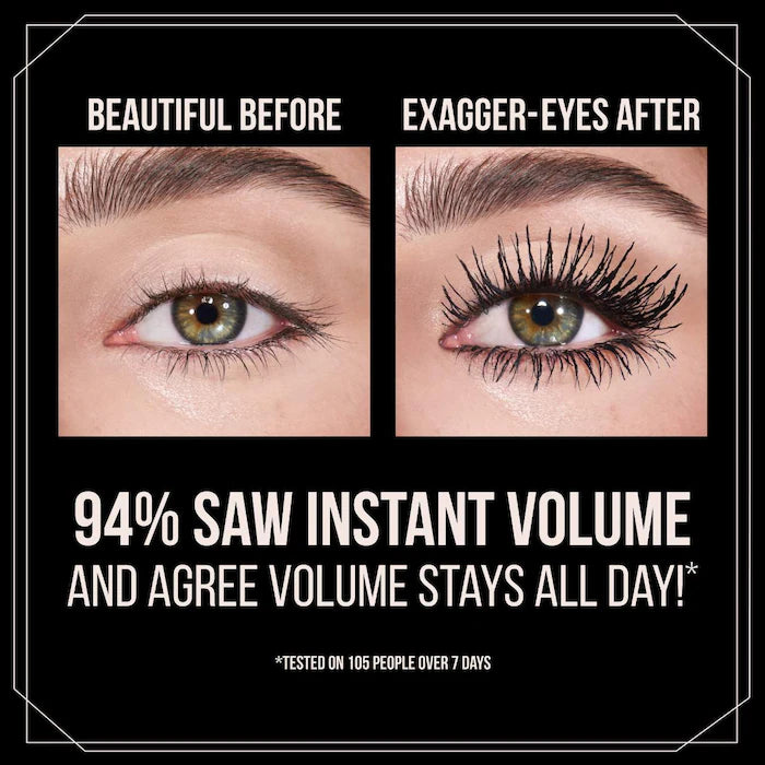 Charlotte Tilbury
Exagger-eyes Volumizing and Curling Mascara Color: Exagger-black - black