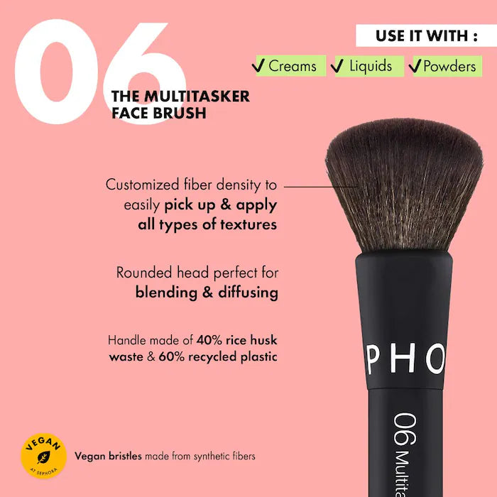 SEPHORA COLLECTION
Essential Brush - 06 Multitasker Face