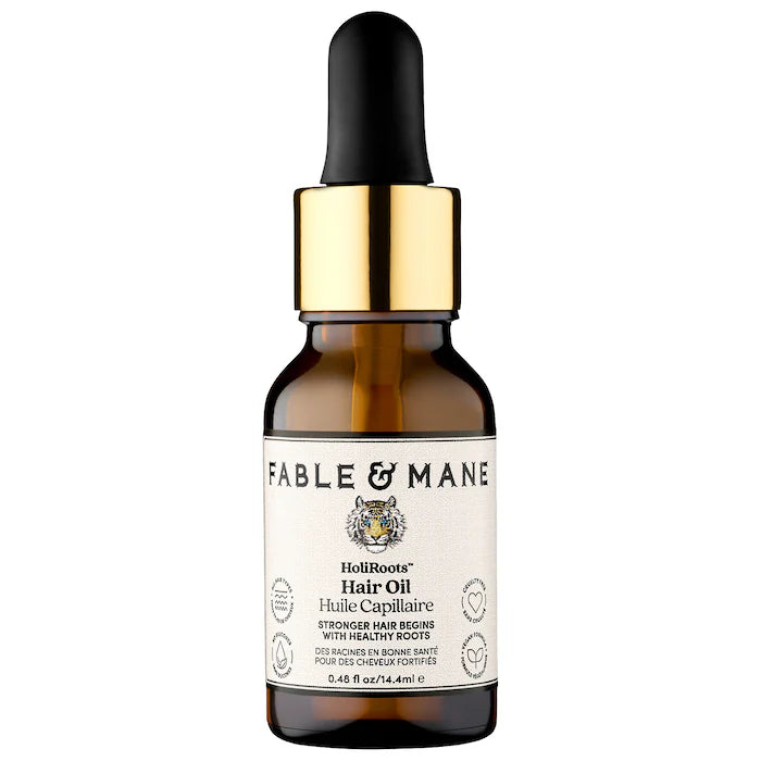 Fable & Mane HoliRoots™ Pre-Wash Treatment Oil for Thinning Hair Size:0.48 oz/ 14.4 mL